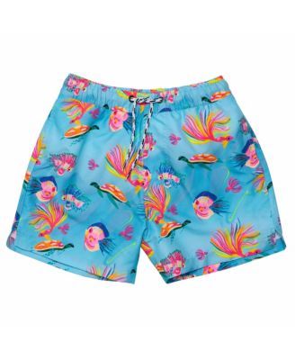 Snapper Rock - Boys' Kaleido Fish Sustainable Swim Short - Little Kid, Big Kid
