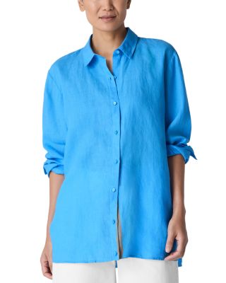 Eileen Fisher - Linen Classic Collar Easy Shirt