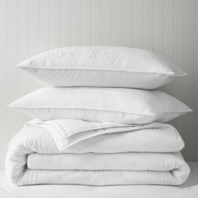 Sky - Crinkle Gauze Coverlet Set, King