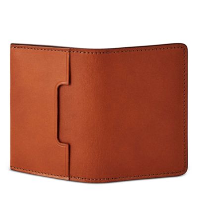 Swanfield Italian Vachetta Leather Bifold Wallet