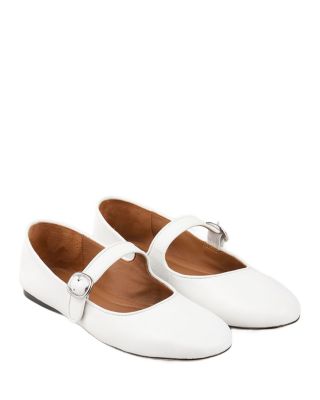 Women's Shiny Leather Ballet Flats