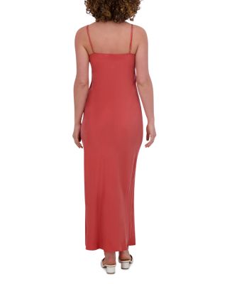 Brushed Straight Slip Dress	