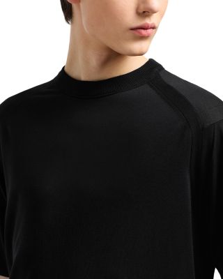 Plain Knit Crewneck Sweater 