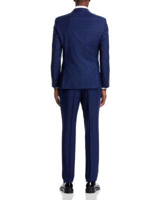 H-Huge Tonal Plaid Slim Fit Suit