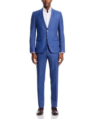 BOSS - H-Huge Textured Solid Slim Fit Suit