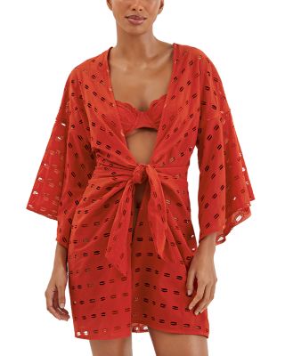 ViX - Perola Eyelet Cover-Up Dress