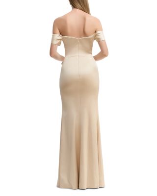 Gabrielle Off-the-Shoulder Gown