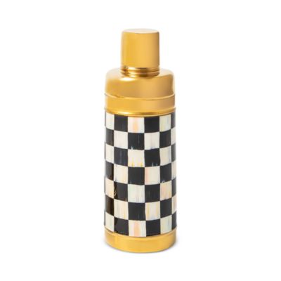 MacKenzie-Childs - Courtly Check 3260 Gold Cocktail Shaker