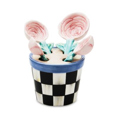 MacKenzie-Childs - Rosy Meadow Potted Measuring Spoons