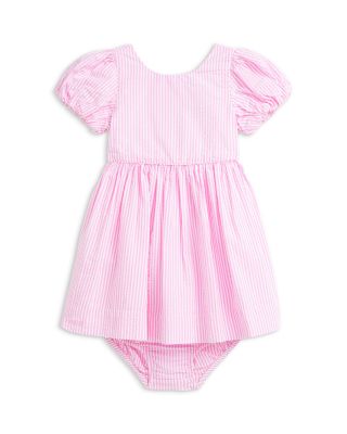 Ralph Lauren - Girls' Striped Seersucker Dress & Bloomer - Baby