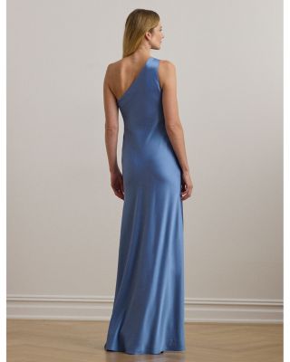 Ralph Lauren Satin Charmeuse One Shoulder Gown | Bloomingdale's Women
