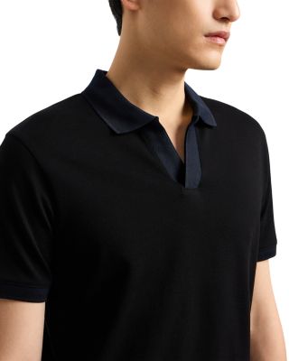 Contrasting Collar & Cuffs Polo Shirt