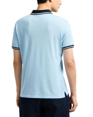 Contrasting Collar & Cuffs Polo Shirt
