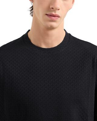 Jacquard Basketweave Tee