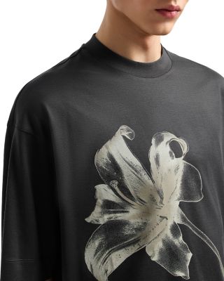 Floral Print Oversized Tee