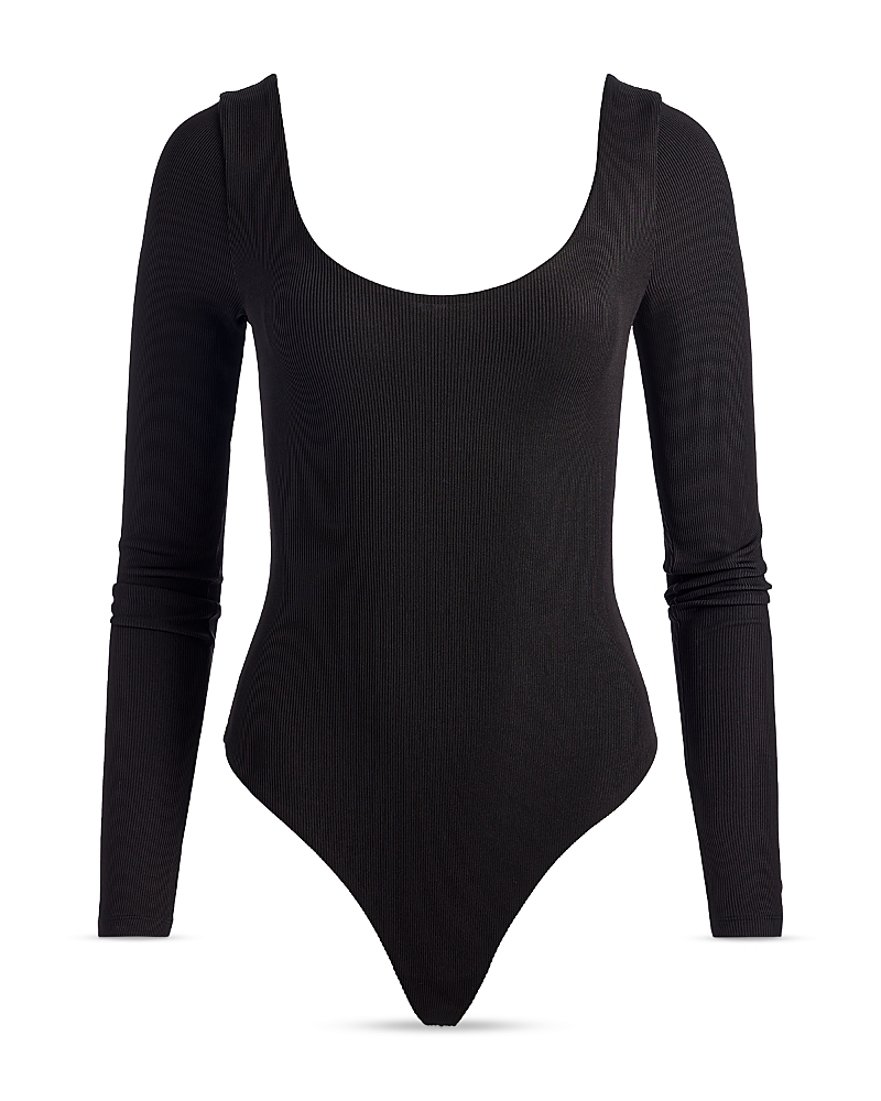 ALICE AND OLIVIA ALICE AND OLIVIA RHYS BALLET SCOOP NECK BODYSUIT