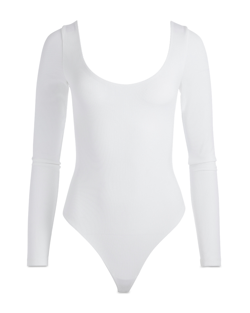 ALICE AND OLIVIA ALICE AND OLIVIA RHYS BALLET SCOOP NECK BODYSUIT