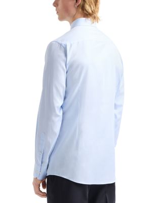 New York Regular Fit Micro Chevron Dress Shirt