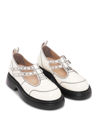 【GANNI】Everyday Butterfly Mary Jane Flat Shoes/送料込み GANNI Women's Everyday Butterfly Mary Jane Shoes