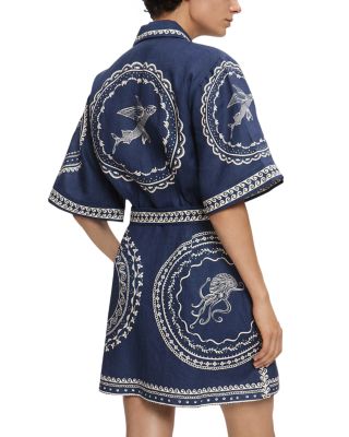 Oceane Linen Mini Dress