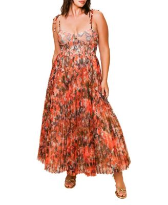 Hutch - Plus Size Brianna Pleated Tulle Dress