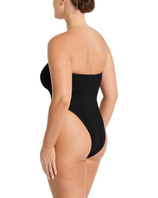 Fane Strapless Crinkle One Piece Swimsuit