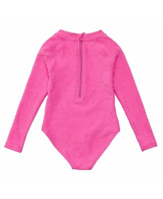  Unisex Bubblegum Bloom Long Sleeve Surf Suit