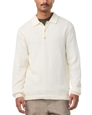 NN07 - Randy Long Sleeve Boucle Polo Shirt