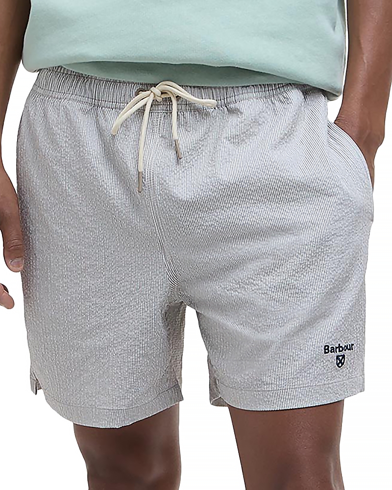 Shop Barbour Somerset 5 Swim Shorts In Washed Stone