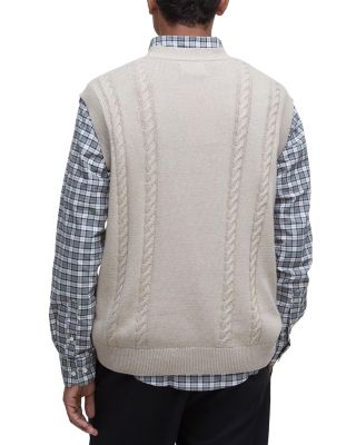 Navar Regular Fit Knit Vest 