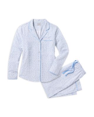 Bluehearts Twill Long Pajama Set