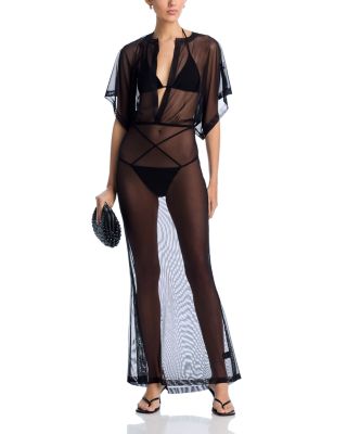 Obie Sheer Dress Swim Cover-Up