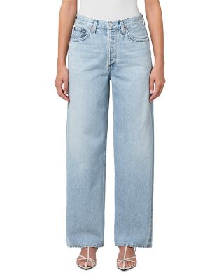 Low Rise Baggy Jeans in Spark