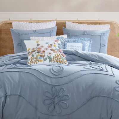 Retro Scroll Comforter Set, Full/Queen