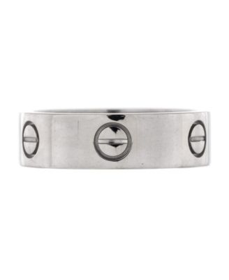 Pre-Owned Cartier Love Band Ring 18K White Gold
