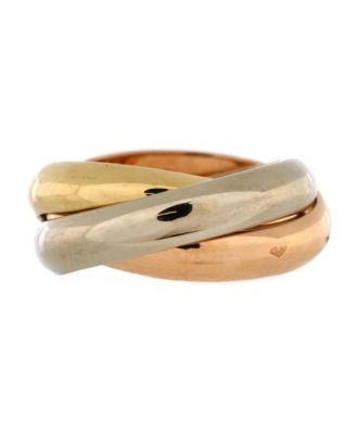 Pre-Owned Cartier Medium Trinity Ring 18K Tricolor Gold