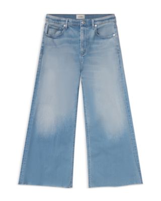 Lyra High Rise Wide Leg Crop Jeans in Belmont