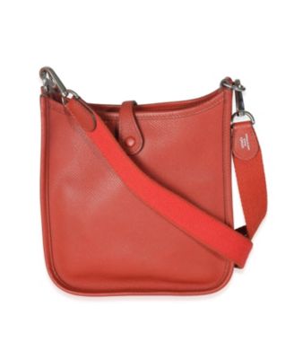 Pre-Owned Hermes Mini Evelyne TPM Leather Handbag