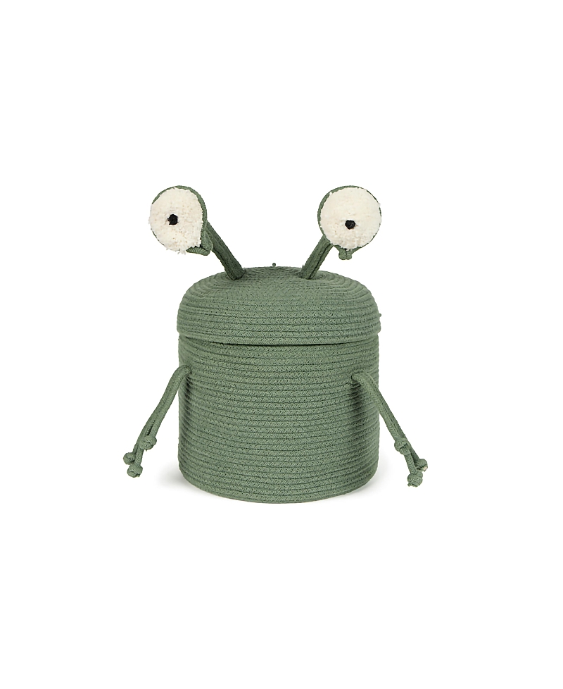 Lorena Canals Basket Alien Zog In Green/ivory/black