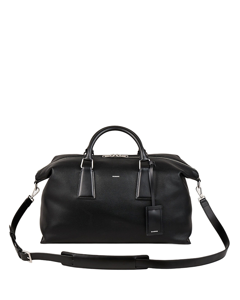 Sandro Weekend Tote Bag In Black
