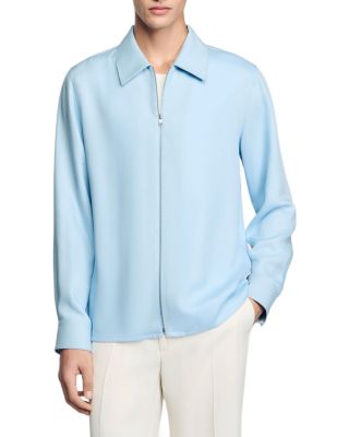 Sandro - Chemise Zip Front Shirt Jacket