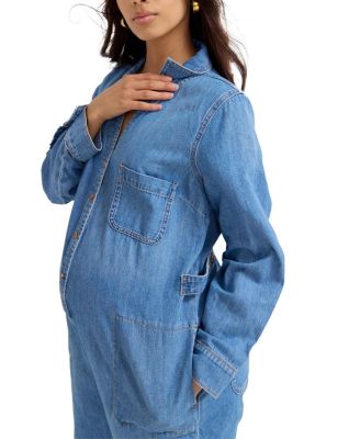 The Everyday Nursing Denim Jumpsuit