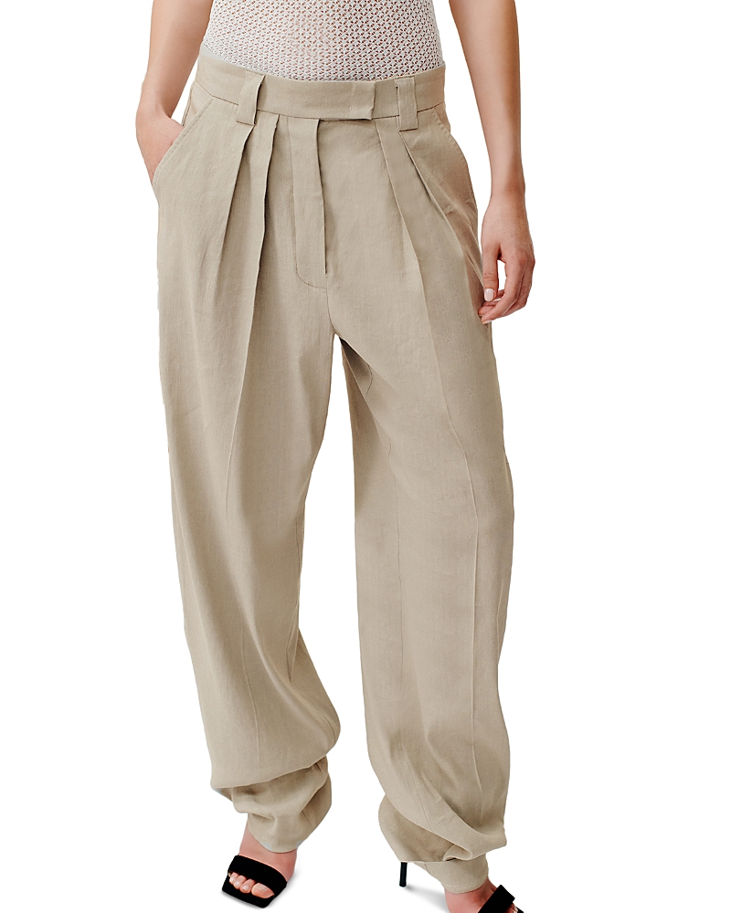 Shop Marella Emily Ratajkowski X Portray Pants In Sand