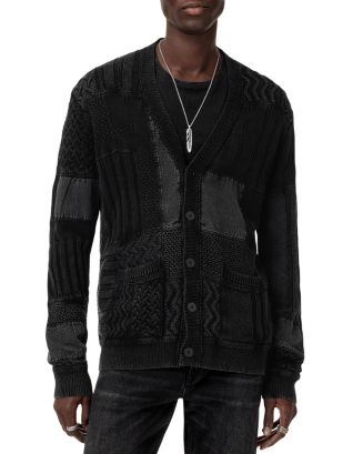 Cardigan Jacquard Zèbre John Varvatos Alpaga Coton Taille S - NEUF Avec étiquettes