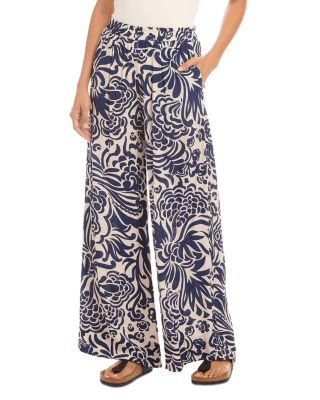 Karen Kane - Wide Leg Printed Pants