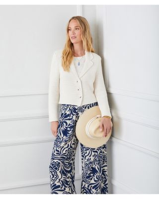 Button Up Blazer Sweater