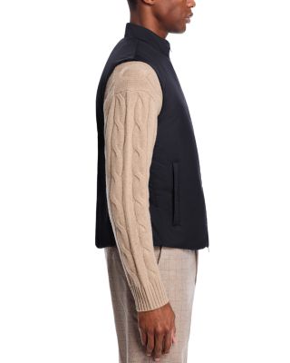 Matte Nylon Vest with Light Padding