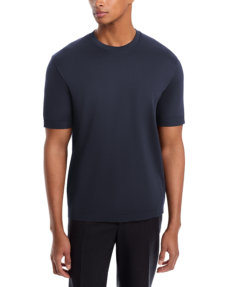 Herno Double Layered Short Sleeve Knit Tee