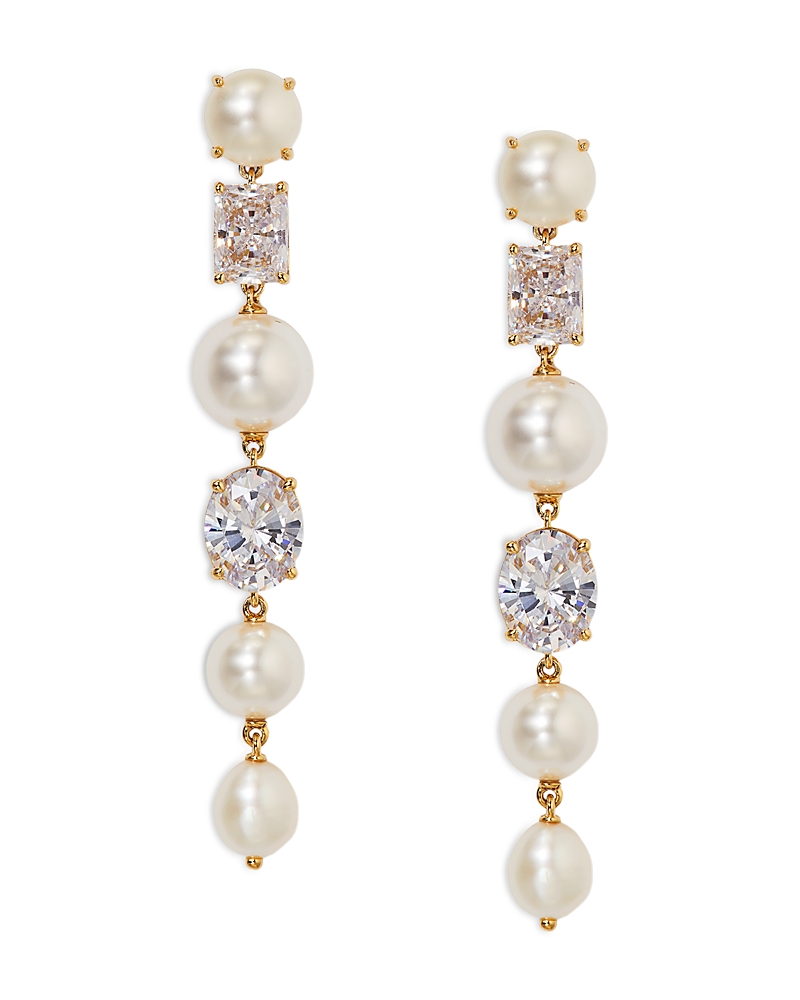 NADRI LONDON MIXED LINEAR EARRINGS