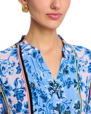 The Mila Twilight Striped Printed Dress